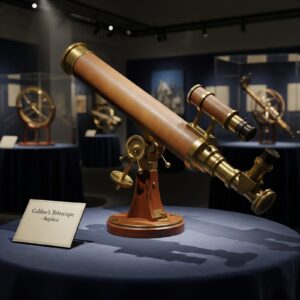 Replica of Galileo telescope used for astronomical discoveries